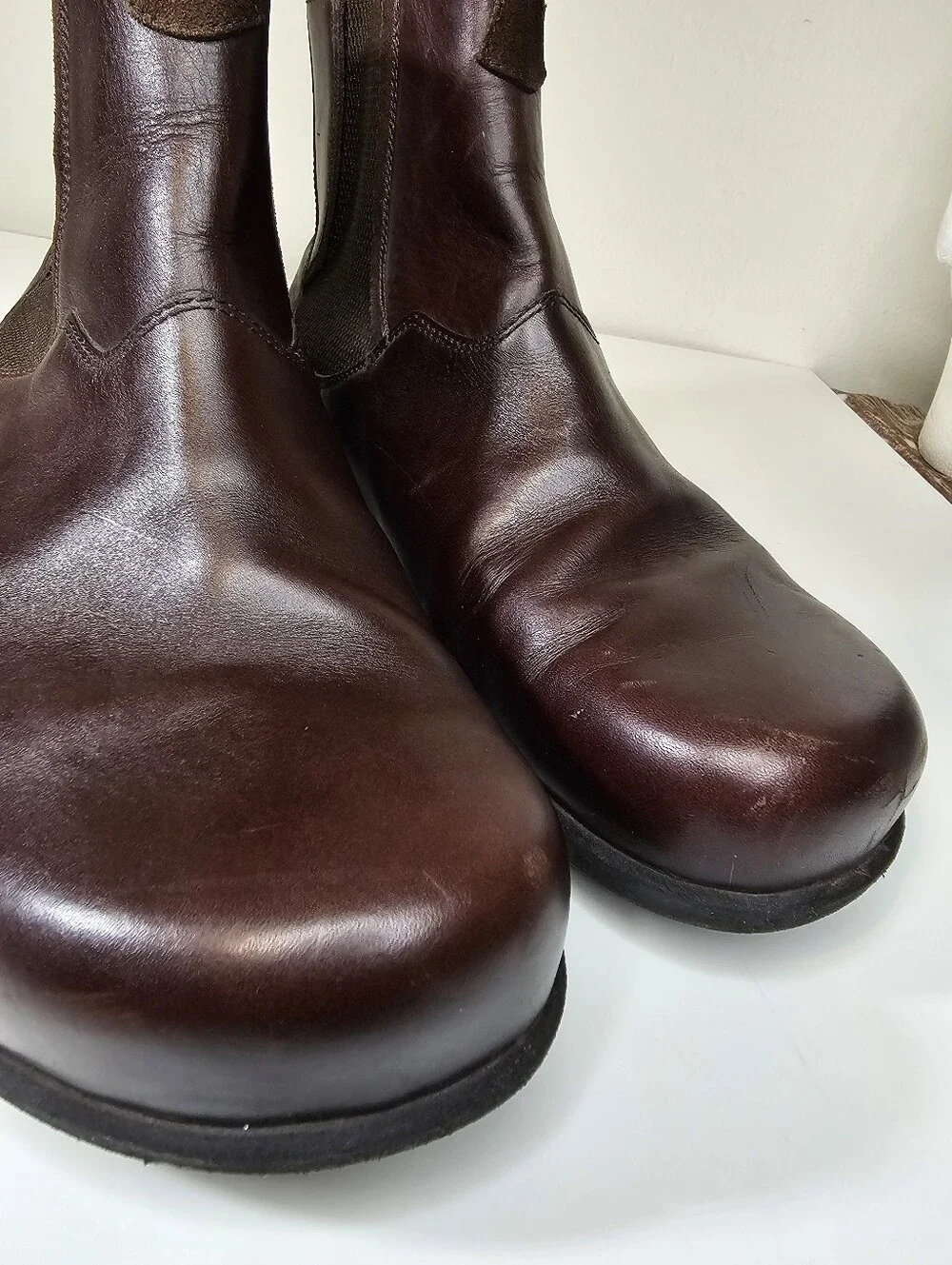 Birkenstock Footprints Leather  Boots/ Size 44 Made In Portugal